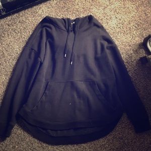 Black hoody pullover